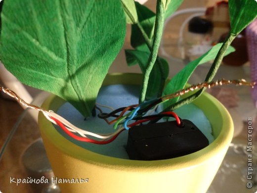 Мастер-класс Поделки электрические Флористика искусственная День рождения Бумагопластика Моделирование конструирование МК МАГНОЛИИ в технике кристальных цветов Бумага гофрированная фото 28