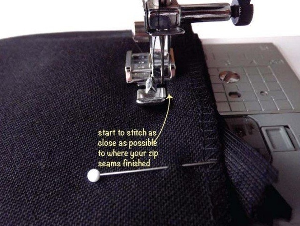 Как вшить потайную молнию Как вшить потайную молнию одежда,рукоделие,своими руками,сделай сам