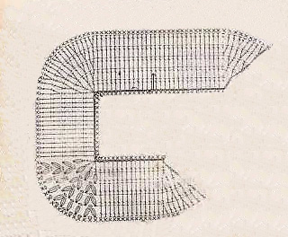 цветной вязаный коврик схема