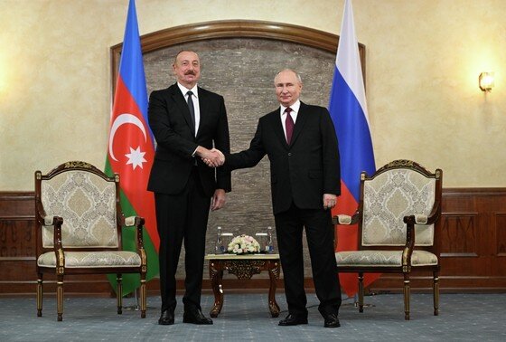    22 апреля президент Азербайджана Ильхам Алиев приехал в Москву на переговоры со своим российским коллегой Владимиром Путиным
