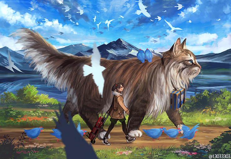 Если бы кошки были гигантами 