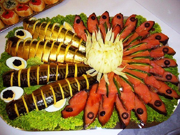 Красивые рыбные нарезки на Новогодний стол! Красивые рыбные нарезки на Новогодний стол! готовим дома