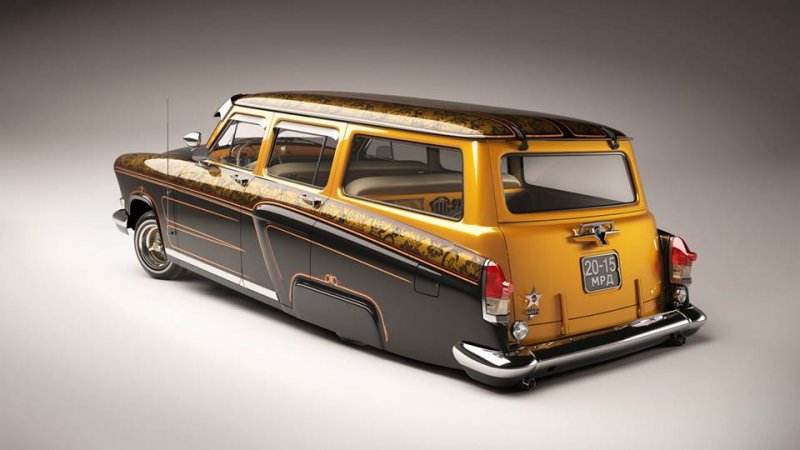 Потрясающие рендеры ГАЗ-22 Lowrider ГАЗ-22, автодизайн, волга, газ, лоурайдер