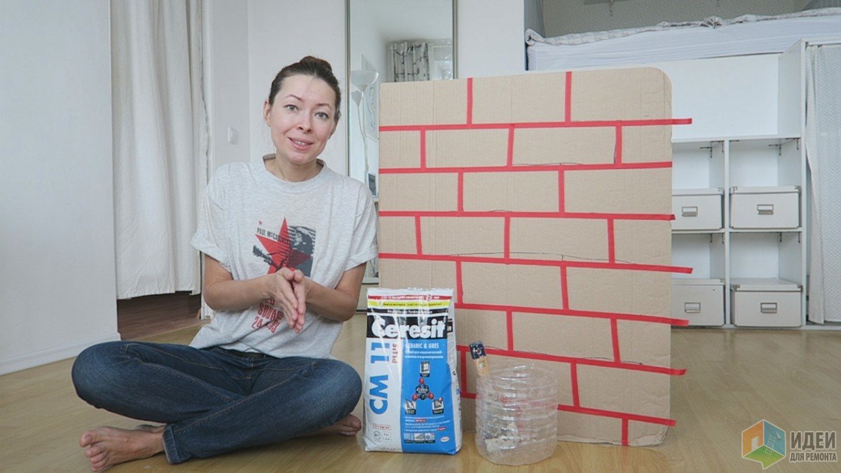 Имитация кирпичной стены своими руками архитектура,дача,декор,дизайн,дом,инструмент,интерьер,квартира,полезные советы,ремонт,строительство,стройматериалы