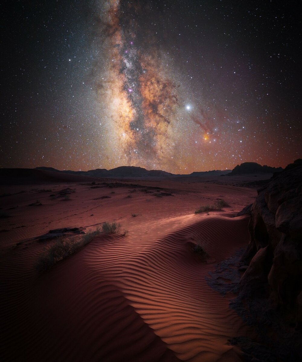 «Магия пустыни». Вади-Рам, Иордания. Автор Стефан Либерманн