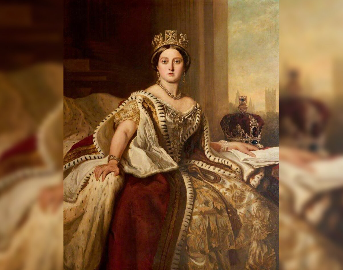 Английская королева Виктория, 1819 - 1901.