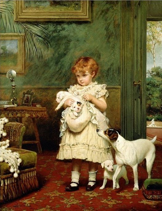 Анималистика Charles Burton Barber. Картина пятая