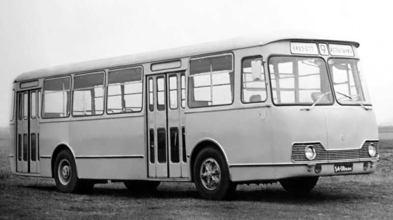 ЛиАЗ 677 предсерийный история, советские автобусы, транспорт