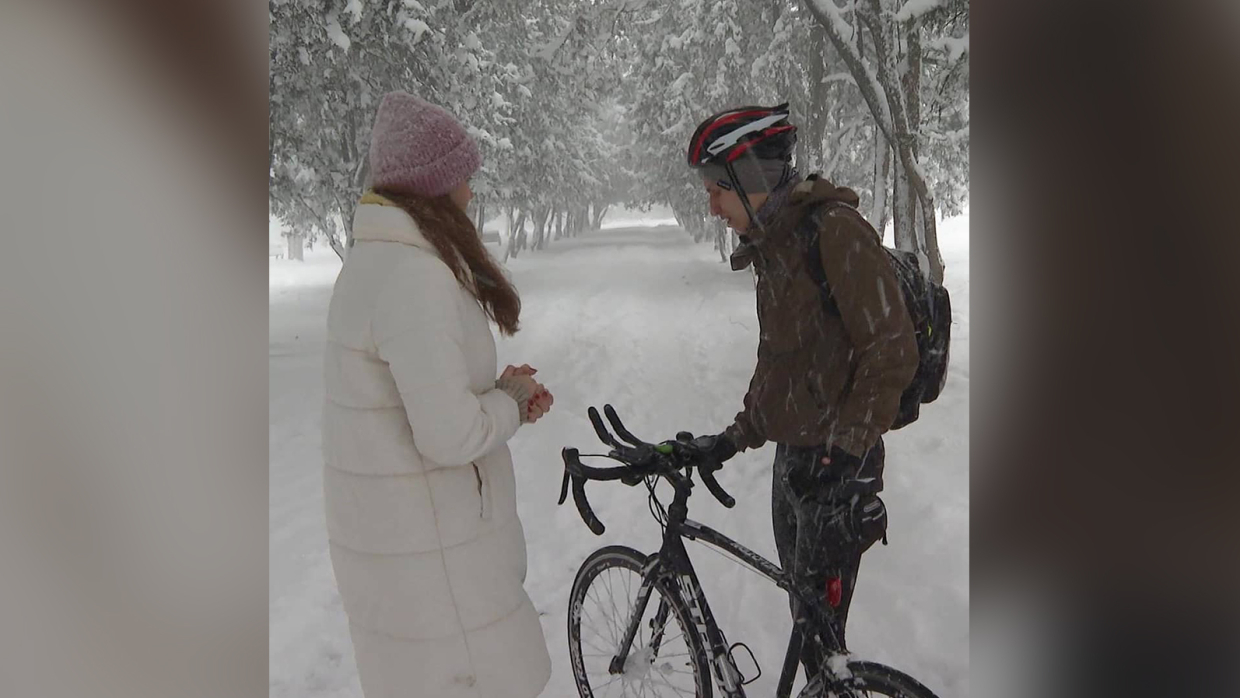 700 км пути: велосипедист чуть не умер от холода во время заезда из Крыма в Сочи