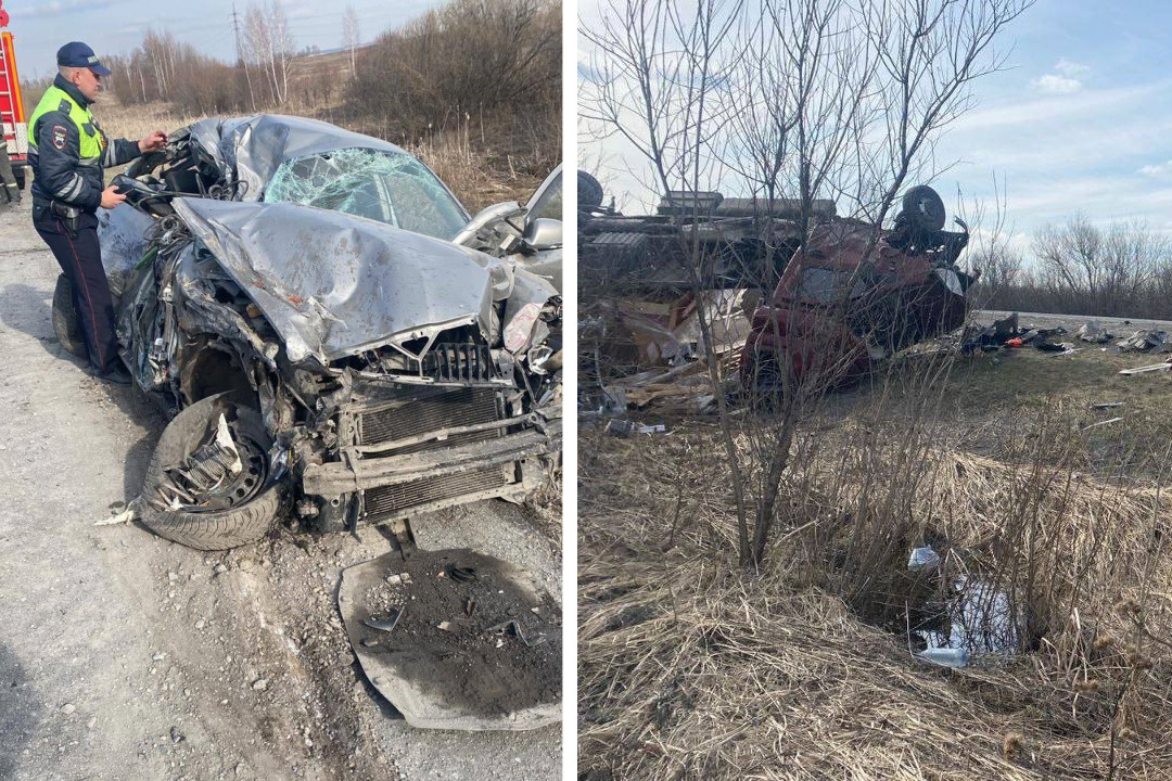 В Красноярском крае произошло ДТП с шестью машинами и пятью пострадавшими