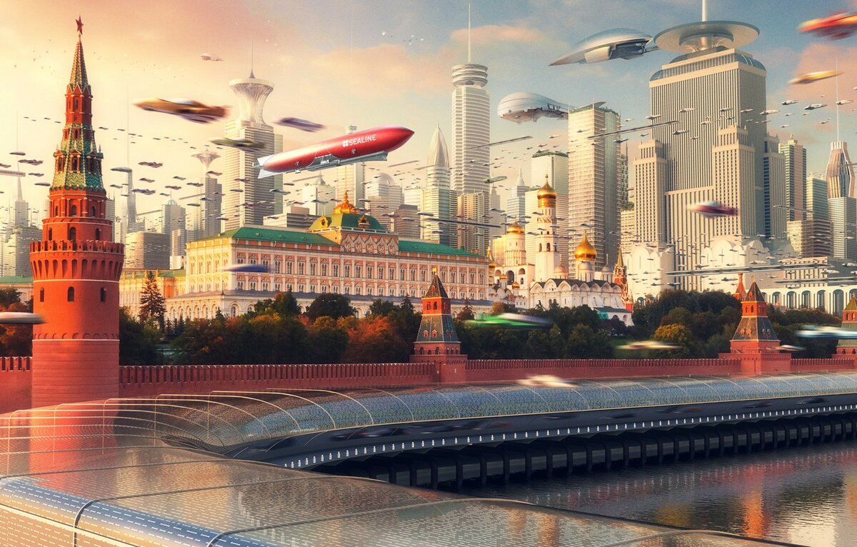 31 января 2025 года. Москва в будущем. Кремль в будущем. Будущая Москва.
