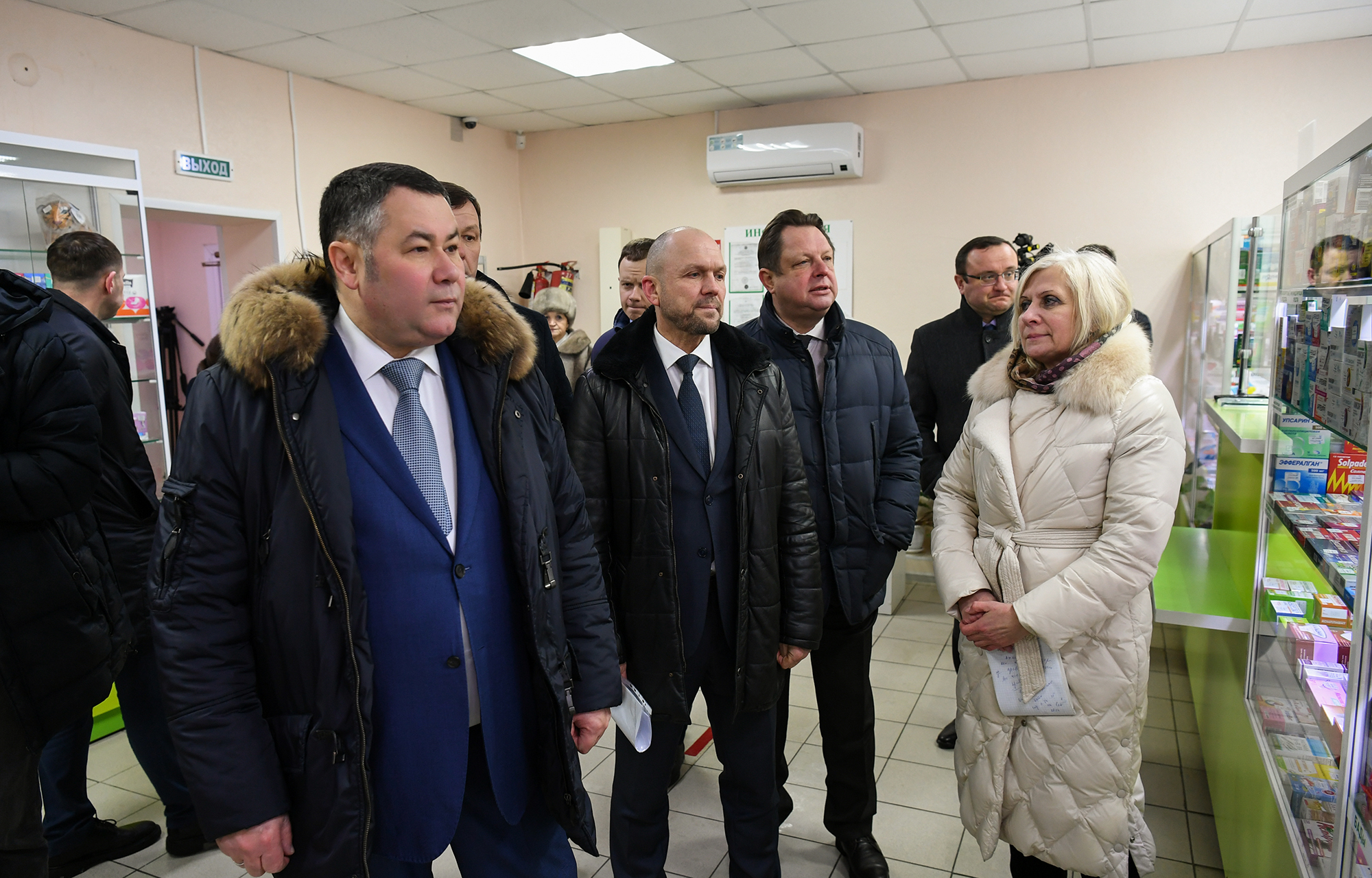 Игорь Руденя посетил Сонковскую ЦРБ и подразделение скорой медицинской помощи