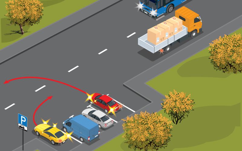 Никто не хотел уступать: кто главнее на парковке? авто и мото,автоновости,гибдд,пдд