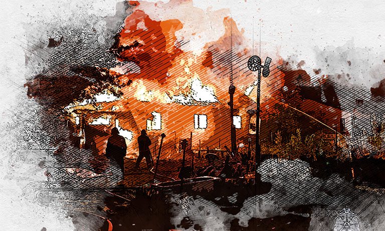 В Орловской области в пожарах погиб мужчина и пострадала женщина