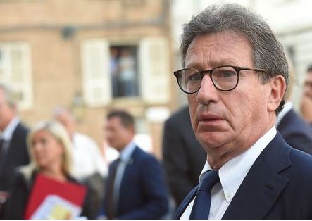 New Ferrari's CEO Louis Carey Camilleri arrives at the memorial service held in honor of former CEO Sergio Marchionne in Turin, Italy, September 14, 2018. REUTERS/Massimo Pinca