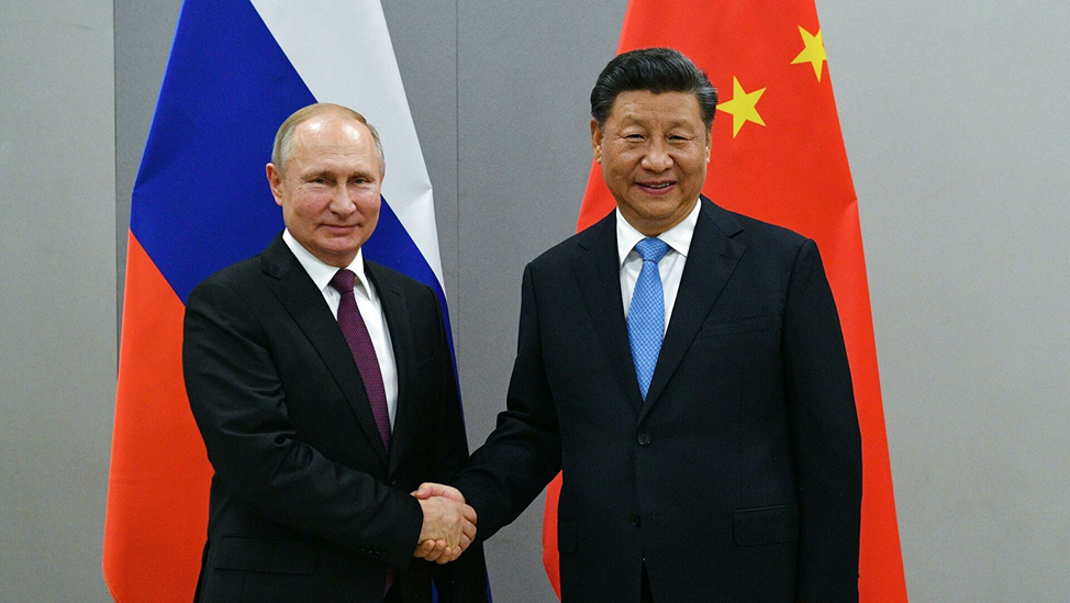 Президент РФ В.В. Путин и президент КНР си Цзиньпин. 2022 г. 