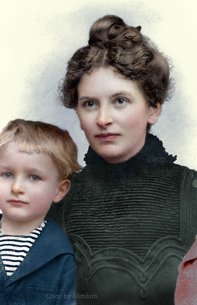 Инесса Арманд с сыном, 1915