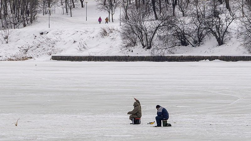 Вмерзшее в лед тело пенсионерки нашли в подмосковном поселке Рублево