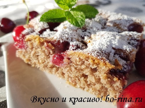 ДЕСЕРТНЫЙ ВИХРЬ. Пирог с вишней и грецким орехом