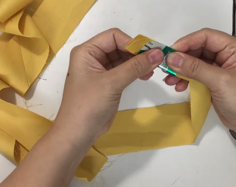 Швейный лайфхак: как шить при помощи пивной банки мастер-класс,шитье