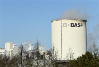 FILE PHOTO: A general view of the German chemical company, BASF Schwarzheide GmbH in Schwarzheide, Germany, December 10, 2019. REUTERS/Annegret Hilse/File Photo