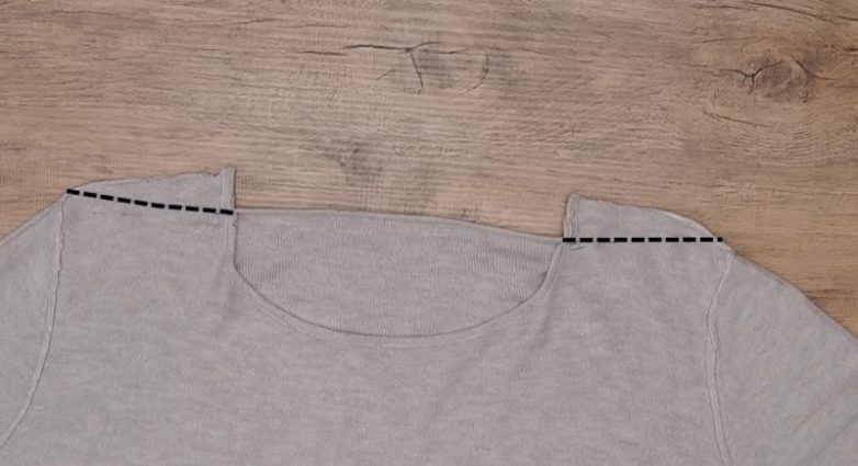 Как легко уменьшить растянувшуюся горловину свитера мастер-класс,шитье