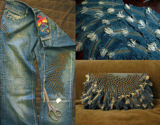 Что можно сделать из старых джинсовых вещей - море идей