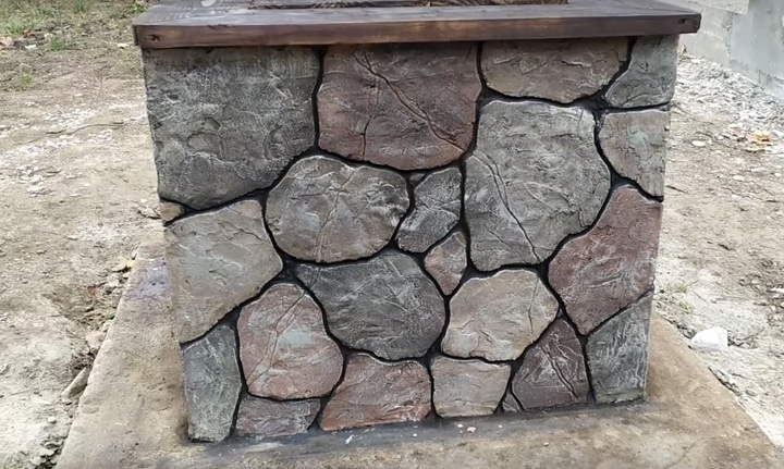 Шикарный декоративный камень из простого плиточного клея