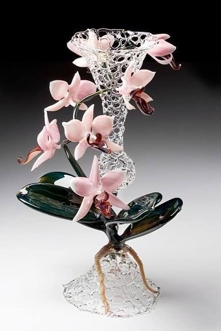 Фантазии из стекла. Так нежно и необычно! идеи,из стекла