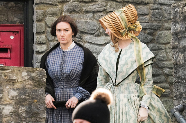 Кейт Уинслет и Сирша Ронан на съемках новой исторической картины в Англии