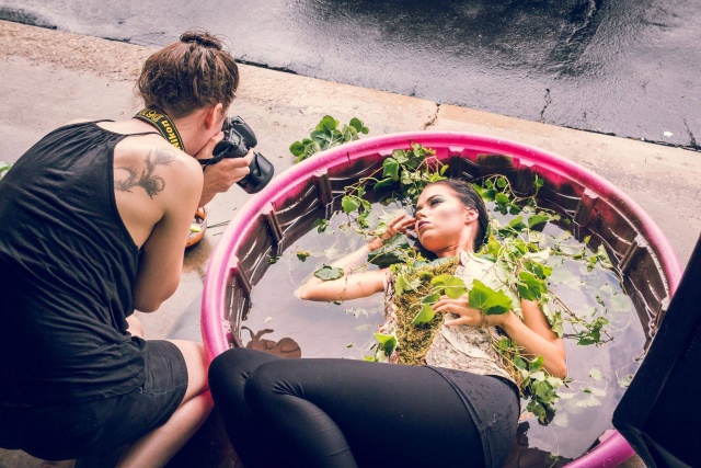 За кадром гламурной фотографии  