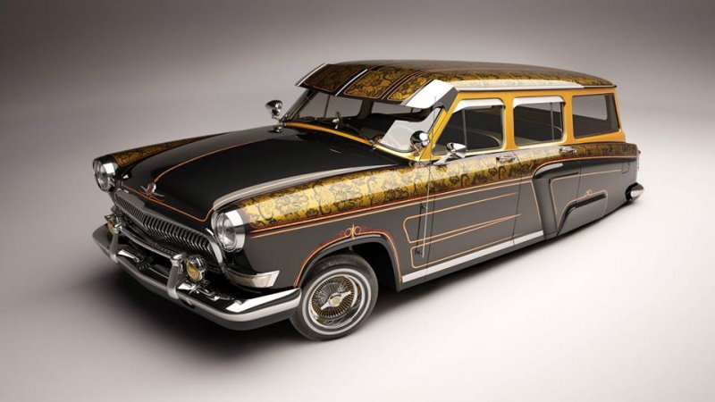 Потрясающие рендеры ГАЗ-22 Lowrider ГАЗ-22, автодизайн, волга, газ, лоурайдер