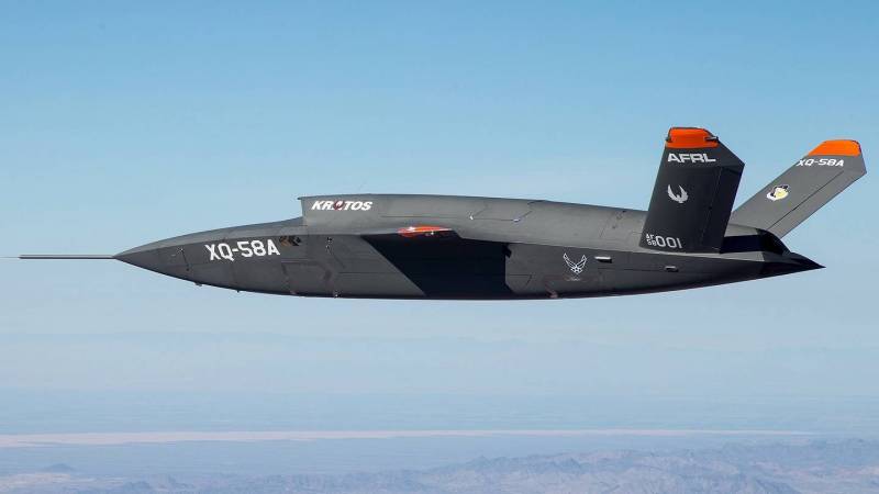 Опытный БПЛА Kratos XQ-58A Valkyrie Опытный БПЛА Kratos XQ-58A Valkyrie ввс
