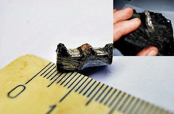 Алюминиевая деталька, найденная в угле возрастом в 300 миллионов лет обнадеживает.