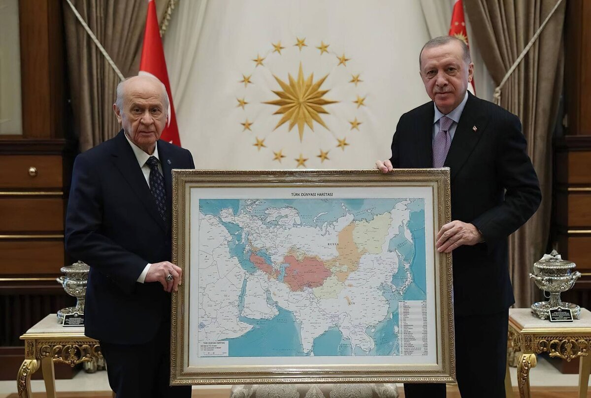 карта Империи Эрдогана