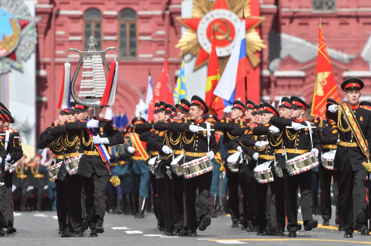 парад оркестров на красной площади