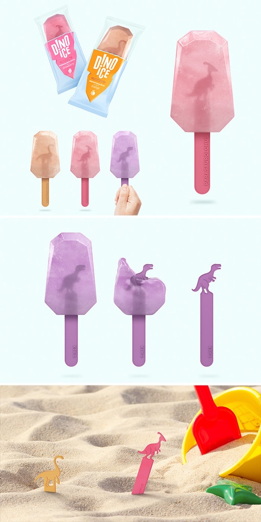 Dino Ice / Fruit Ice Lolly