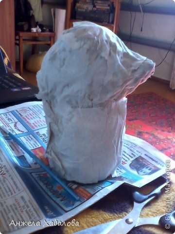 Мастер-класс Поделка изделие Выпускной Лепка Моделирование конструирование Плетение МК Ежика-флейтиста и еще кое что Бумага газетная Бумага гофрированная Пластика Шпагат фото 7