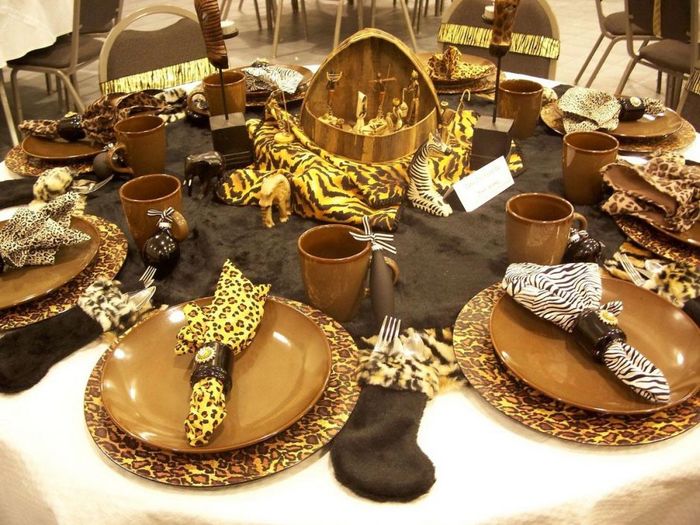 Жаркие элементы кухни в африканском стиле аксессуары