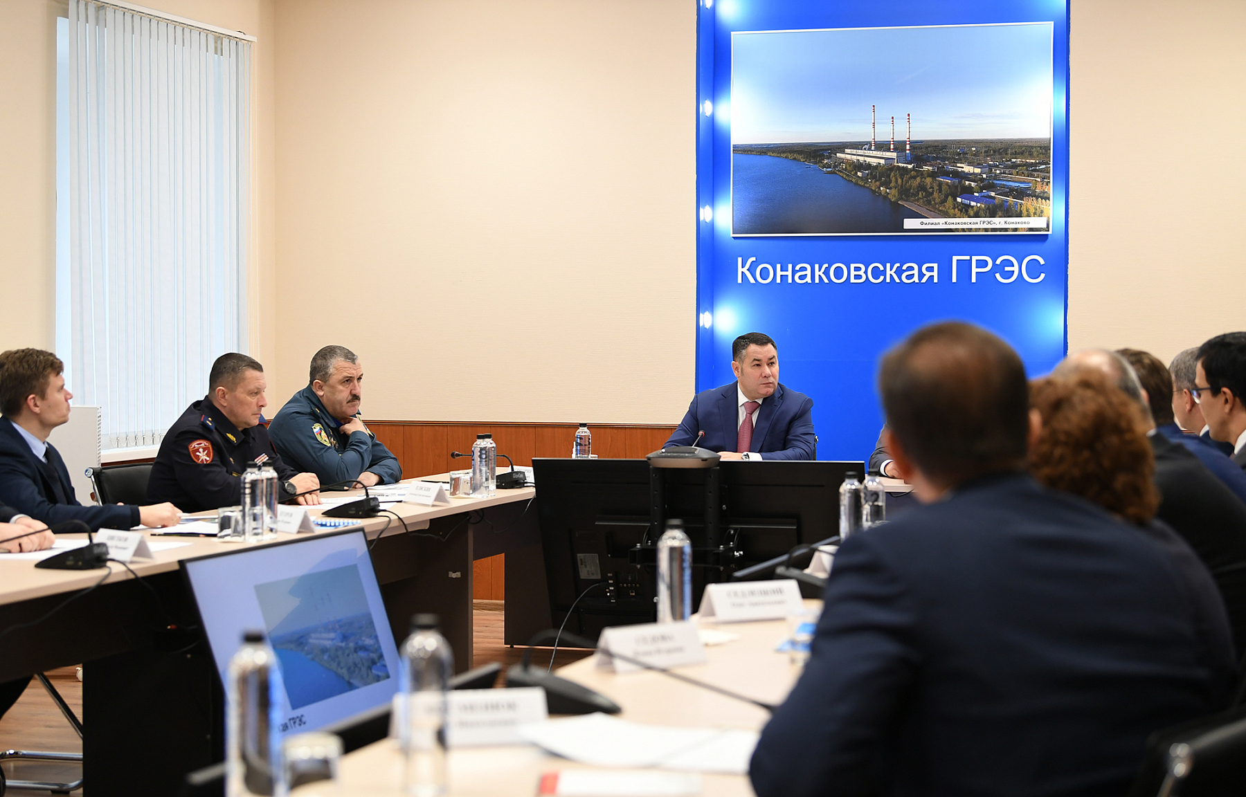 Игорь Руденя посетил Конаковскую ГРЭС и обсудил с представителями ПАО «ЛУКОЙЛ» перспективы развития предприятия