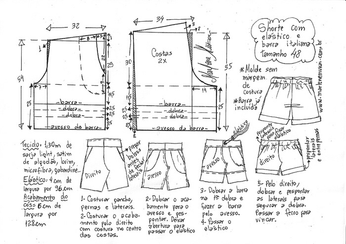 Выкройки широких шортов к жакету Выкройки широких шортов к жакету выкройка шортов,сделай сам,шитьё и крой