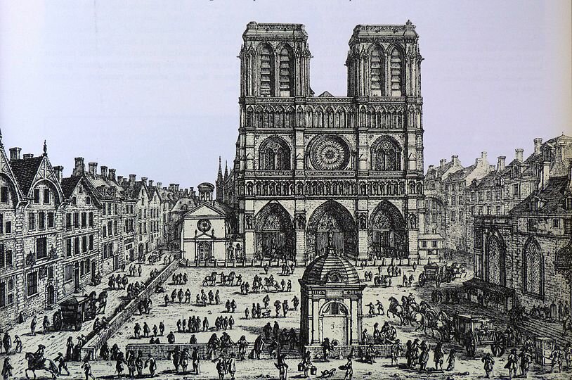 Собор в 1750-м г. Изображение: wikimedia.org