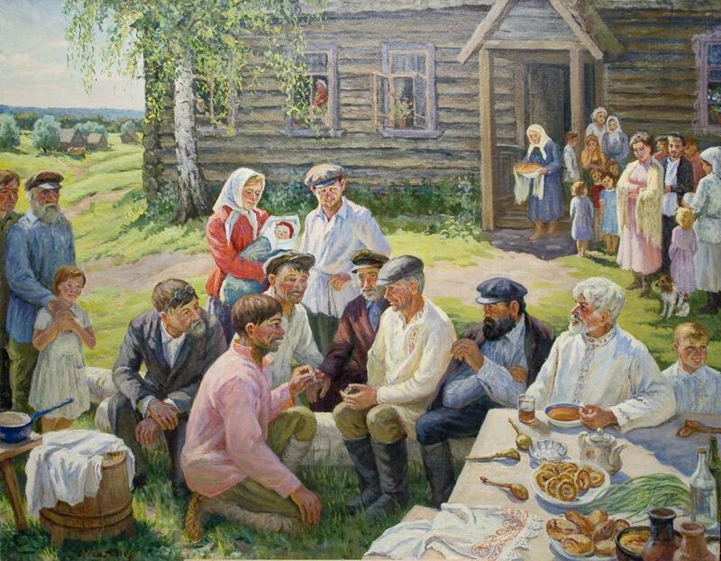 Зарисовки советской жизни Зарисовки советской жизни Живопись