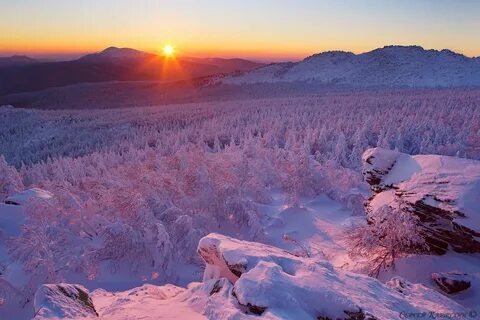 Зимняя природа Урала (77 фото) .