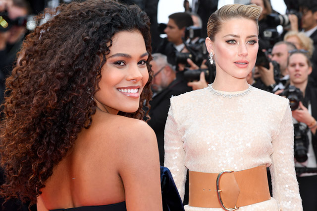 Канны-2019: Эмбер Херд, Тина Кунаки, Карла Бруни на премьере "Отверженных"