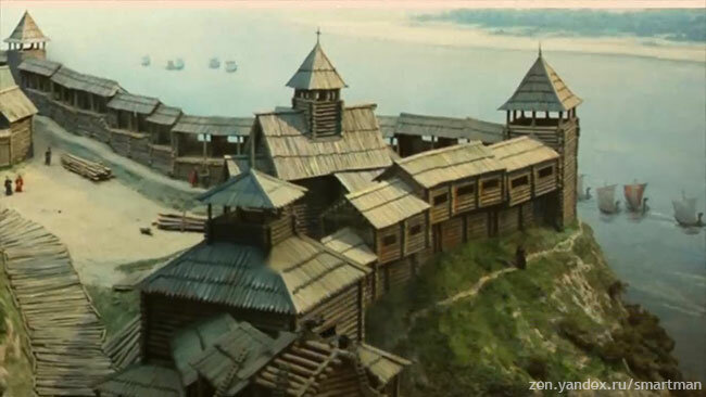 Гардарики упоминается как страна городов-крепостей и как родина богов.