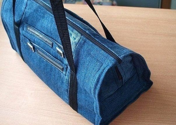 Как сшить сумку из джинсов