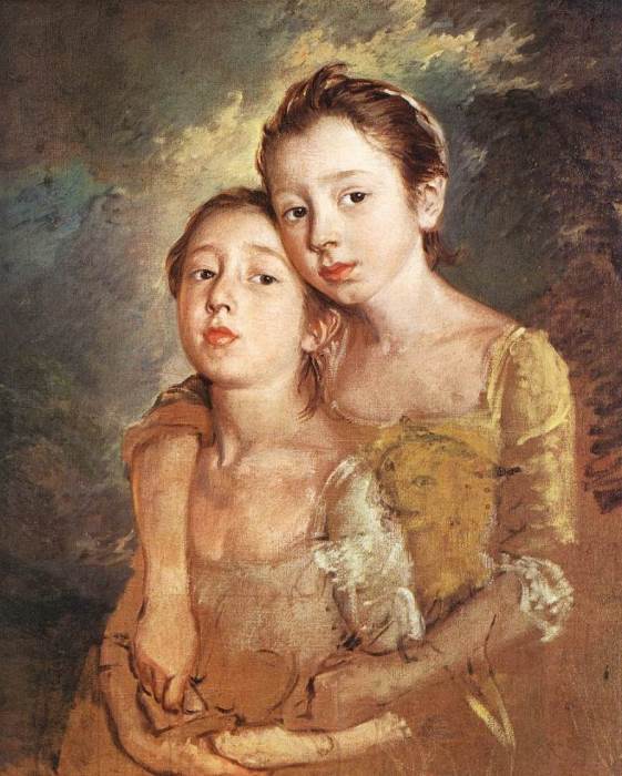 Томас Гейнсборо. Портрет дочерей, 1759