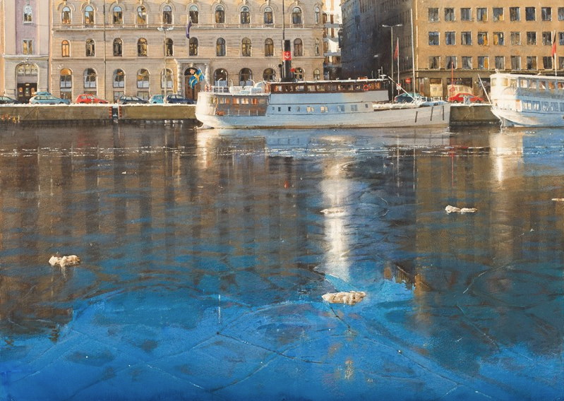 Stanislaw Zoladz. Гиперреализм. Вода акварелью. Акварель третья