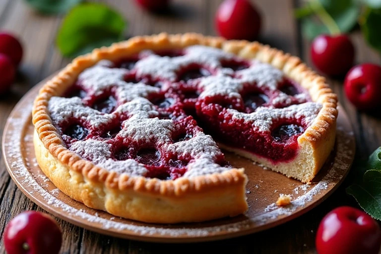 Немецкий вишневый пирог